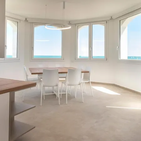 Apartmán M447 - Marcelli, Nuovissimo Trilocale Fronte Mare In Con Piscina