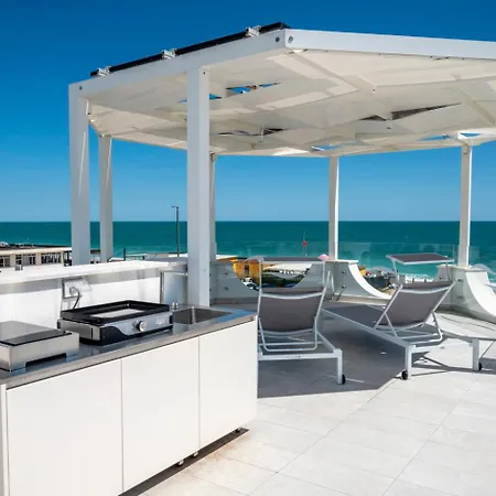 M447 - Marcelli, Nuovissimo Trilocale Fronte Mare In Con Piscina Apartment *